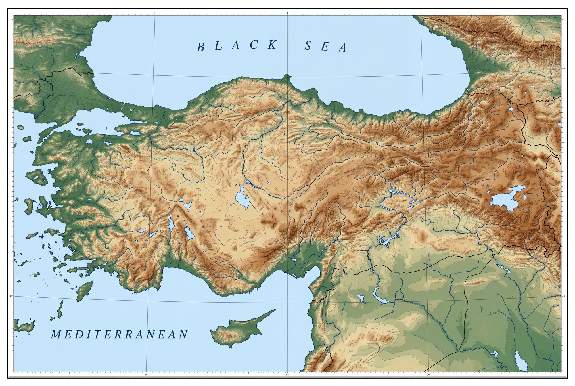 Shaded relief map of Türkiye with the four Ultima licences marked; Şahinçatı in Kastamonu is highlighted
